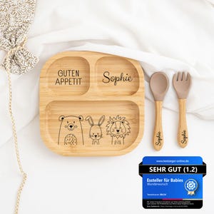 Babyteller personalisiert, Babygeschenke, Kinderteller, Taufgeschenke, Taufe, Geburt, Teller personalisiert, Geschenk Geburt