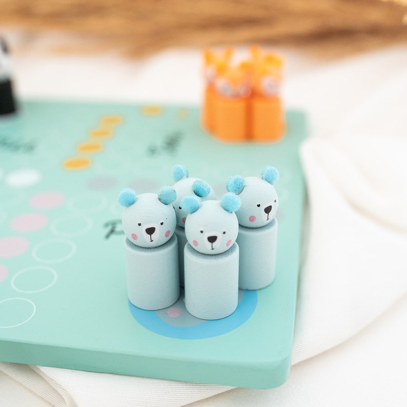 Enfants, jouets Montessori, cadeaux enfants, Ludo, jeux, jouets enfants, puzzle enfants, cadeau baptême image 5