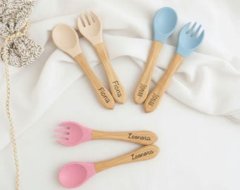 Babybesteck, Besteck Baby, Besteckset Baby, Geschenk Baby, Kinderbesteck, Beikost, Babylöffel, Besteck personalisiert