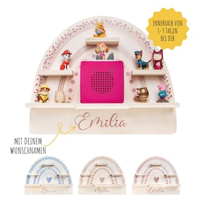 Tonie Regal, Kinderzimmer Deko, Toniebox Regal, Tonieregal Regenbogen, 1. Geburtstag Geschenk, Babyzimmer, Wanddeko Kinderzimmer