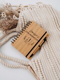 Recipe book, recipe book to write yourself, Mother's Day, personalized cookbook, gift for mom, gift for girlfriend, wooden cookbook