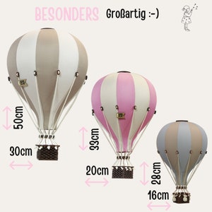 Luchtballon, kinderkamerdecoratie, luchtballon kinderkamer, babykamerdecoratie, wanddecoratie kinderkamer, babydecoratie afbeelding 8