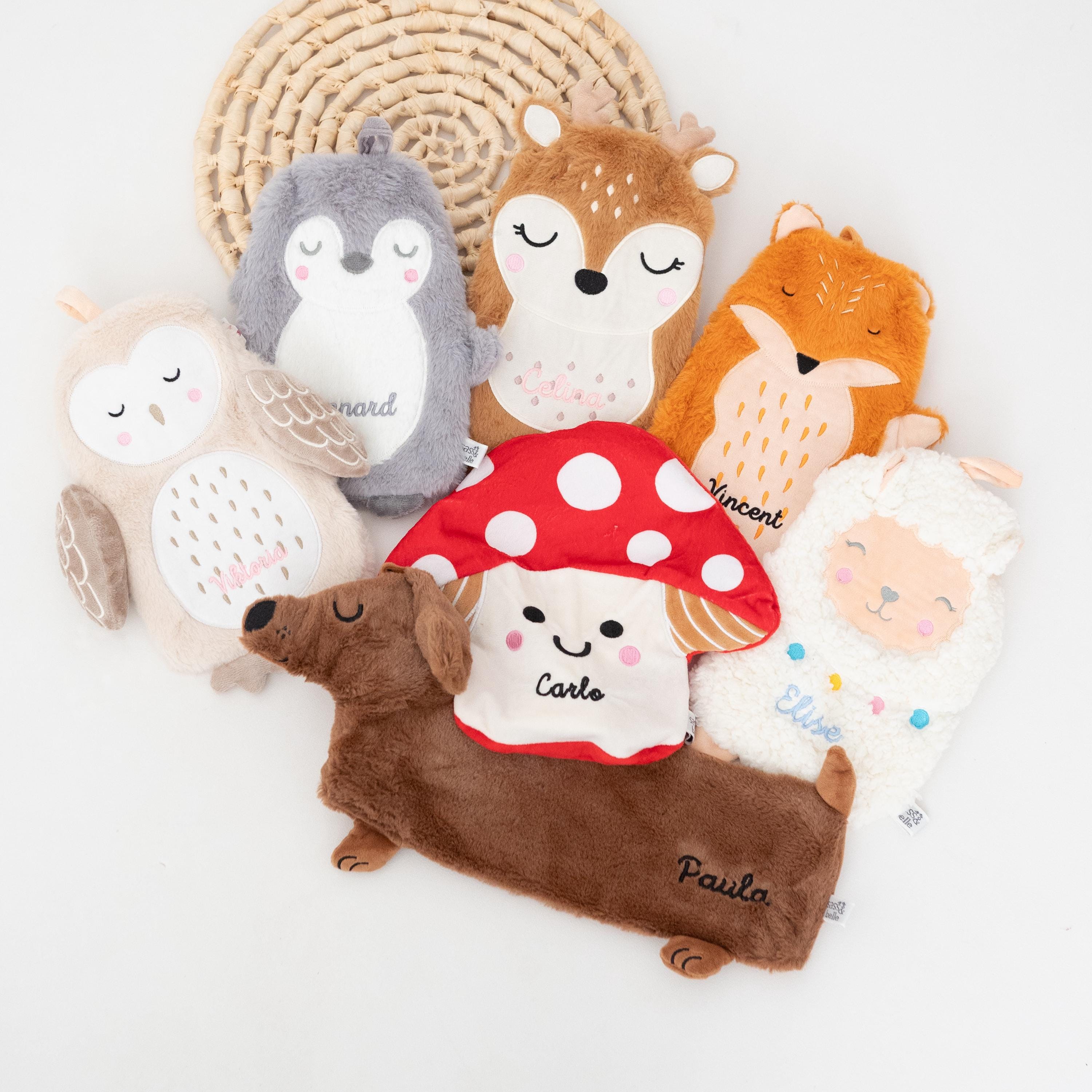 Wärmflasche, Wärmflaschenbezug, Wärmekissen Kinder, Wärmflasche Baby, Wärmflasche personalisiert, Kinder Wärmflasche, Wärmeflasche Tier