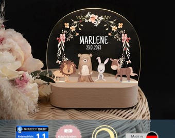 Geburt Geschenk Mädchen, Taufgeschenk Mädchen, Nachtlicht Baby, Babygeschenke, Nachtlicht Mädchen, Geburt Mädchen, Geschenk Mädchen Geburt