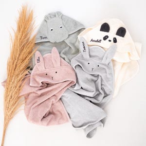 Kapuzenhandtuch mit Namen, Kapuzenhandtuch, Baby Handtuch, Badetuch Baby, Babygeschenk, Handtuch Baby, Handtuch Kind Name