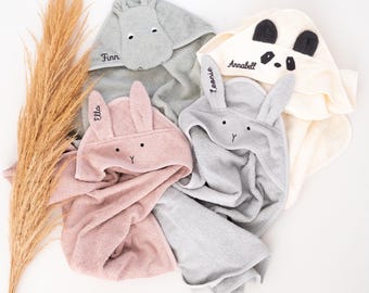 Kapuzenhandtuch mit Namen, Kapuzenhandtuch, Baby Handtuch, Badetuch Baby, Babygeschenk, Handtuch Baby, Handtuch Kind Name