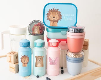 Mepal Brotdose Kinder, Mepal Flasche, Brotdose personalisiert, Brotdose Kinder, Brotdose und Flasche Kinder personalisiert, Müslibecher Kind