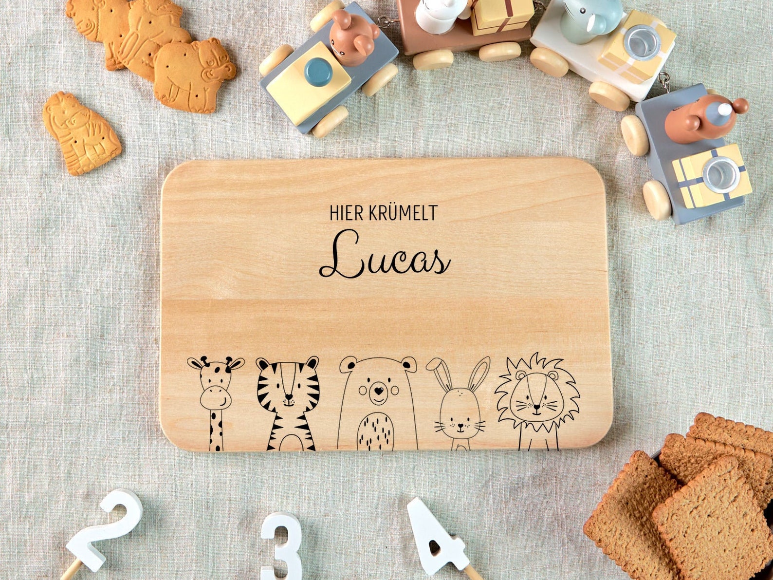 Personalized Gifts, Breakfast Board Personalized, Baby Gift, Board Personalized, Christmas Gift, Wooden Board 