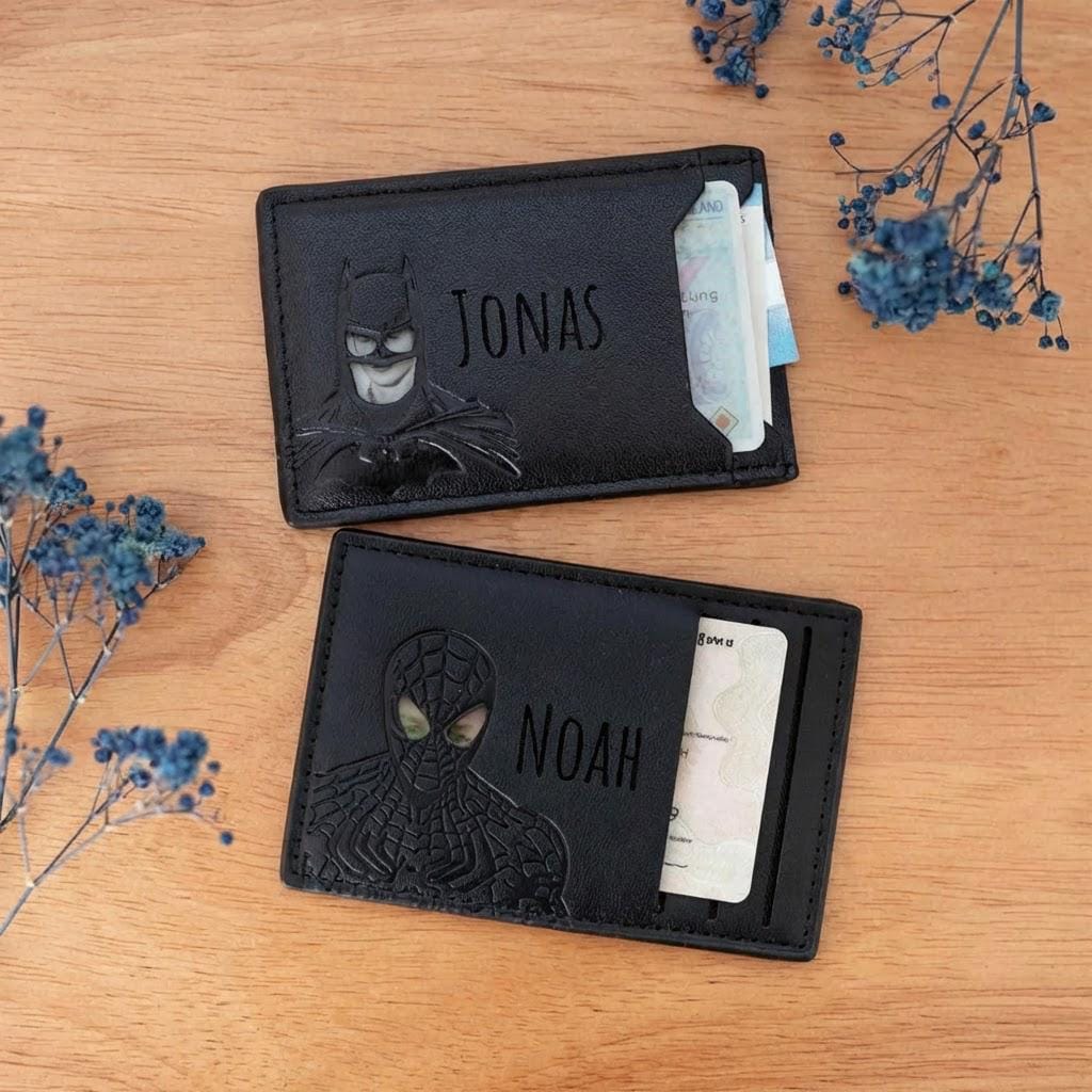 Marvel Portefeuille Spiderman pour garçons et Filles avec Porte-Cartes à Trois Volets, Fente pour Carte d'identité avec Fermeture éclair, Cadeau pour Adolescents, garçons et Filles