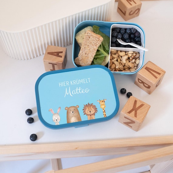 Mepal Brotdose Kinder Personalisiert, Brotdose Kinder Personalisiert, Brotdose Kindergarten, Lunchbox Personalisiert, Brotdose Kinder