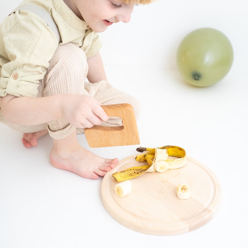 Montessori knife, children's knife, children's knife wood, Montessori, children's gifts, first birthday, baptism, children's cutlery image 2