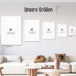 Geburtsposter, Babygeschenk Geburt, Bild personalisiert Kinderzimmer, Waldtiere Poster, Taufe Geschenk, Geburtsgeschenk Bild 8