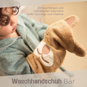 Baby washcloth, personalized washcloth, washcloth, baby washcloth, wash mitt, children's washcloth image 3