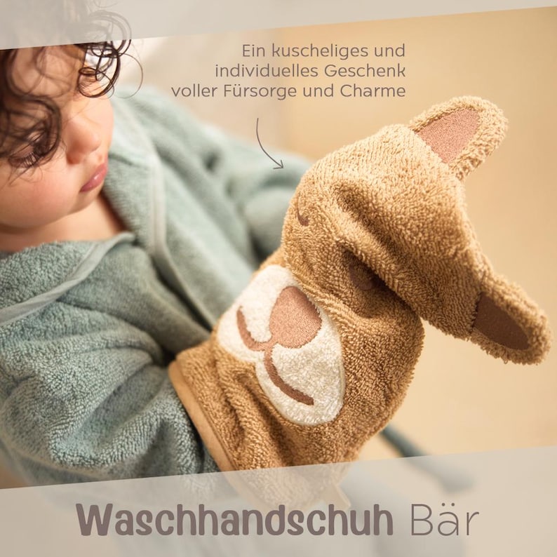 Baby washcloth, personalized washcloth, washcloth, baby washcloth, wash mitt, children's washcloth image 3