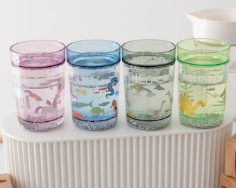 Glitter drinkbekers voor kinderen, glitterbekers voor kinderen met naam, kinderbekers, kindermokken, kinderbekers, mokken, cadeau voor de eerste verjaardag