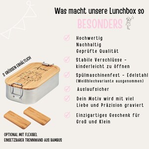 Geschenke für Kinder 3 Jahre, Brotdose personalisiert, Brotdose Kindergarten, Ostern Kinder Geschenk, Lunchbox Bild 8