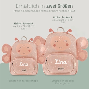 Kindergarten backpack, children's backpack, backpack for kindergarten, children's backpack with name, daycare backpack, Trixie backpack, kindergarten image 4