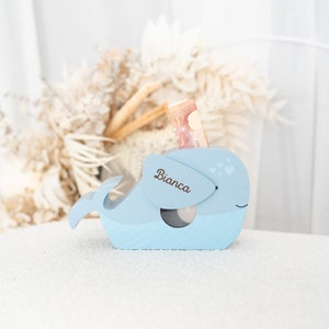 Spardose Kind, Spardose personalisiert, Spardose Tier, Kindergeschenke, Ostern Kind, Spardose Wal, Spardose Löwe, Spardose Elefant zdjęcie 3