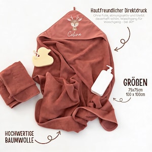 Hooded Towel with Name, Baby Gift, Baby Towel, Newborn Gift, Personalized Towel, Baby Bath Towel, Towel for Babies image 2
