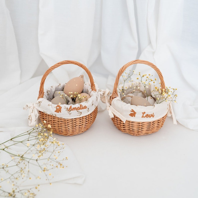 Osterkorb, Osterkörbchen personalisiert, Osternest, Easter Basket, Osterkörbchen Kinder, Personalisierter Osterkorb zdjęcie 4