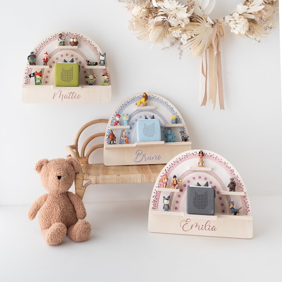 Tonie Regal, Kinderzimmer, Toniebox Regal, Tonieregal Regenbogen, Kinderzimmer Deko, Babyzimmer, Kinderzimmer, Toniebox 2, Tonie Shelf