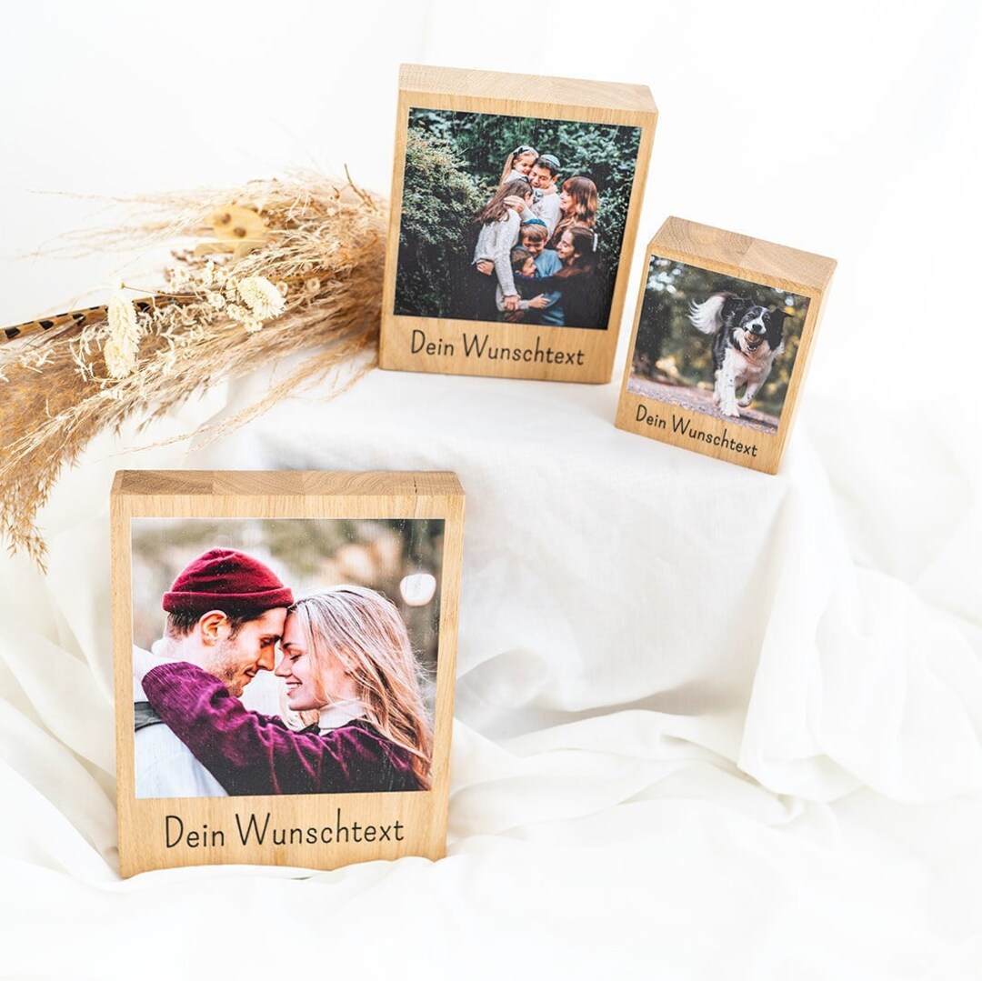 Foto auf Holz, Fotogeschenk, Valentinstag, Fotogeschenk Holz, Foto ...