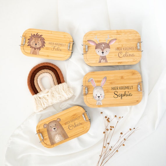 Brotdose Personalisiert, Brotdose Kinder Personalisiert, Schulanfang Geschenk, Lunchbox, Brotdose Edelstahl, Brotdose Kindergarten