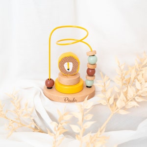 Babygeschenke, Geschenk Geburt, Taufgeschenk, Baby Geschenk personalisiert, Baby Spielzeug, Montessori Spielzeug, Neugeborenen Geschenk Löwe