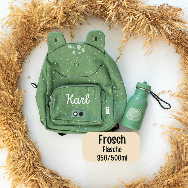 Kindergartenrucksack, Rucksack Kinder, Trixie Rucksack, Kinderrucksack Mädchen, Kinderrucksack Junge, Kita Rucksack, Trinkflasche Bild 6