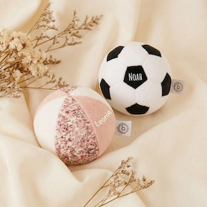 Palla per neonati, regalo per neonati, bambino Montessori, regalo per neonati maschi, regalo per neonati femmine, palla da calcio per neonati