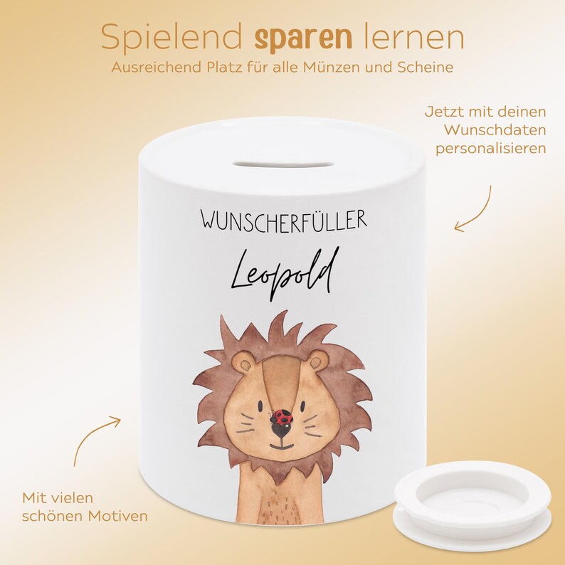 Money Box Child, Money Box Personalized, Piggy Bank, Baby, Personalized