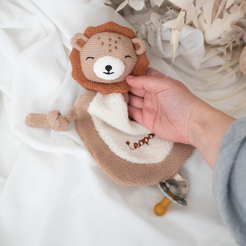 Comforter, Personalized Lovey, Baby Gifts, Newborn, Baby, Personalized Comforter, Personalized Soft Toy Löwe
