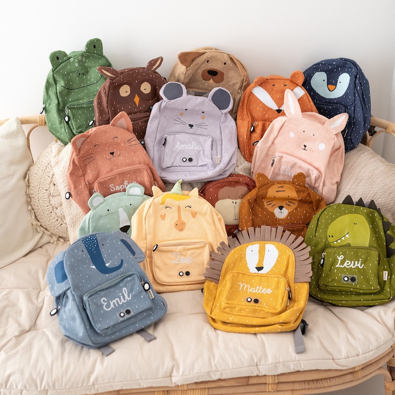 Kindergarten backpack, children's backpack, backpack for kindergarten, children's backpack with name, daycare backpack, Trixie backpack, kindergarten image 2