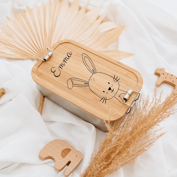 Kids Lunchbox, Brotdose Personalisiert, Brotdose Kinder, Brotdose Tier, Wunderwunsch, Brotbox Kindergarten, Vesperdose, Brotdose