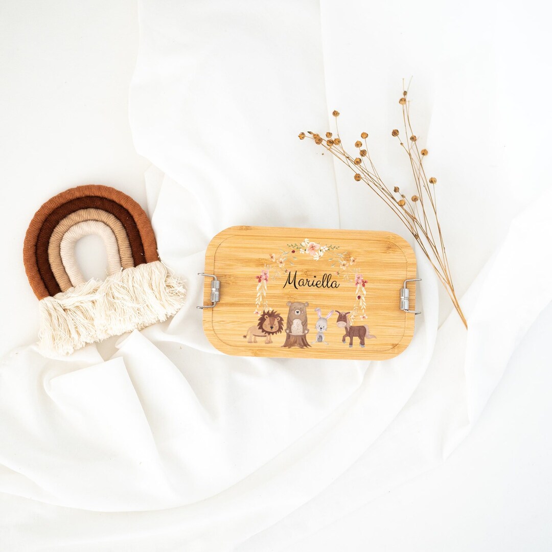 Brotdose Mädchen Personalisiert, Brotdose, Kinder Brotdose