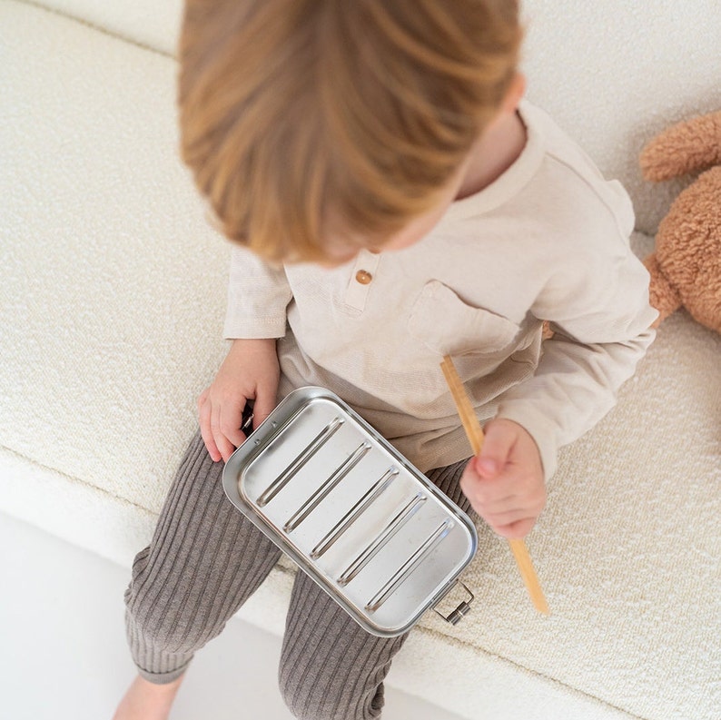 Brotdose personalisiert, Brotdose, Brotdose Kinder personalisiert, Taufgeschenk, Kindergarten, Vesperdose Kind, Lunchbox, Schulanfang Bild 3