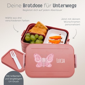 Personalized Mepal lunchbox, personalized lunchbox, children's lunchbox, Mepal lunchbox, kindergarten, lunch box, bread box image 4