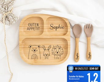 Babyteller personalisiert, Babygeschenke, Kinderteller, Taufgeschenke, Taufe, Geburt, Teller personalisiert, Geschenk Geburt