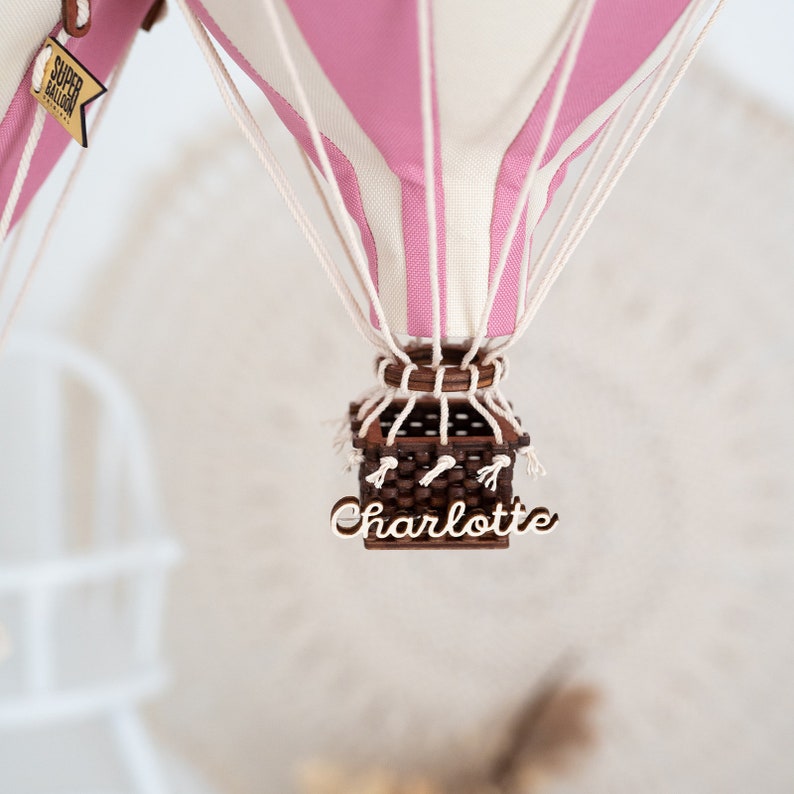 Luchtballon, kinderkamerdecoratie, luchtballon kinderkamer, babykamerdecoratie, wanddecoratie kinderkamer, babydecoratie afbeelding 5