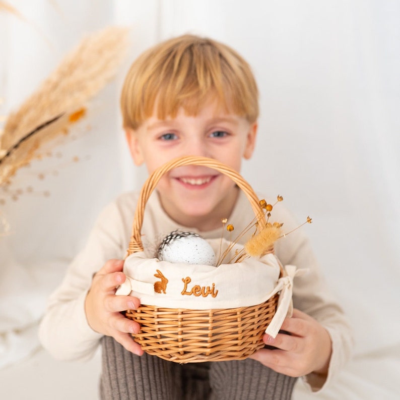 Osterkorb, Osterkörbchen personalisiert, Osternest, Easter Basket, Osterkörbchen Kinder, Personalisierter Osterkorb zdjęcie 2