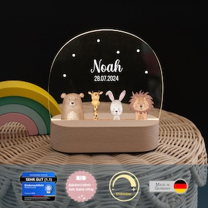 Nachtlicht, Babygeschenk Geburt, Nachtlicht personalisiert, Taufe, Wunderwunsch, Personalisiertes Geschenk Baby, Nachtlicht Kinder
