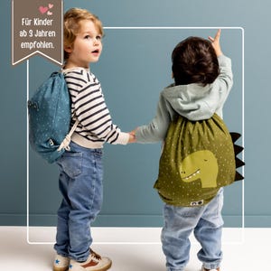 Gym bags for children, personalized gym bags, kindergarten, children's gym bags, change of clothes bags, children's sports bags, gym bags for daycare image 8