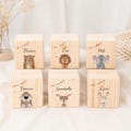 Personalized piggy bank for children, children's piggy bank, wooden piggy bank, kids and baby, baby gifts, baby piggy bank, christening product logo