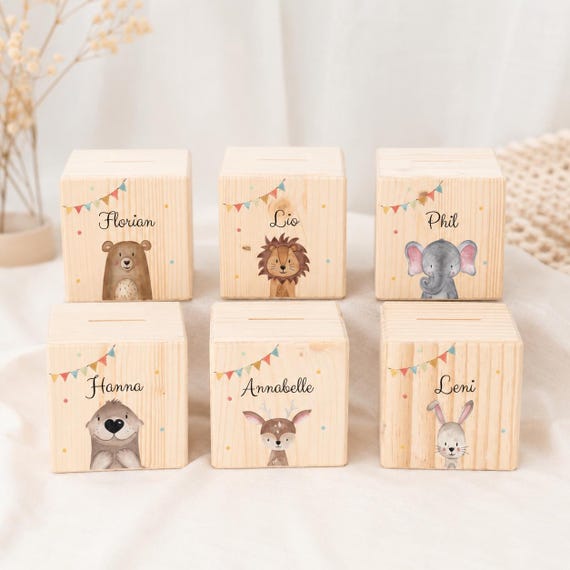 Spardose personalisiert Kind, Spardose Kinder, Spardose, Spardose Holz, Kids and Baby, Babygeschenke, Spardose Baby, Taufe