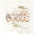 Geschenk Geburt, Babyrassel, Rassel Baby, Baby Geschenk, Baby Spielzeug, Geschenk Geburt Mädchen, Personalisiertes Geschenk Baby