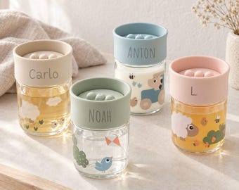 Trinkbecher personalisiert Baby, Lerntasse, Trinkflasche personalisiert, Baby Trinkflasche, Trinkflasche Kinder, Kinderbecher