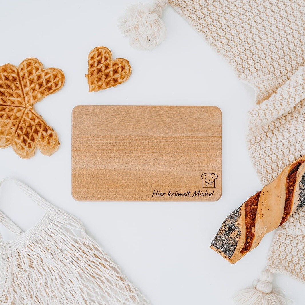 Planche de Petit-Déjeuner, Planche Petit-Déjeuner Adultes, Cadeau Pâques Adulte, Personnalisée, en B