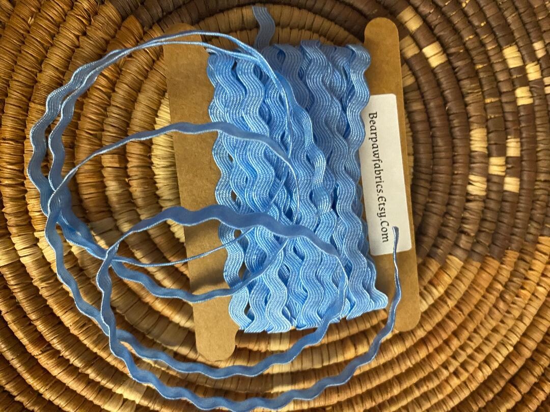 5MM X 5YD Royal Baby Blue Ric Rac Trim - Etsy