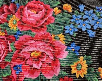 order】cotton flower babushuka Ukrainian Kokum Scarf, Babushka