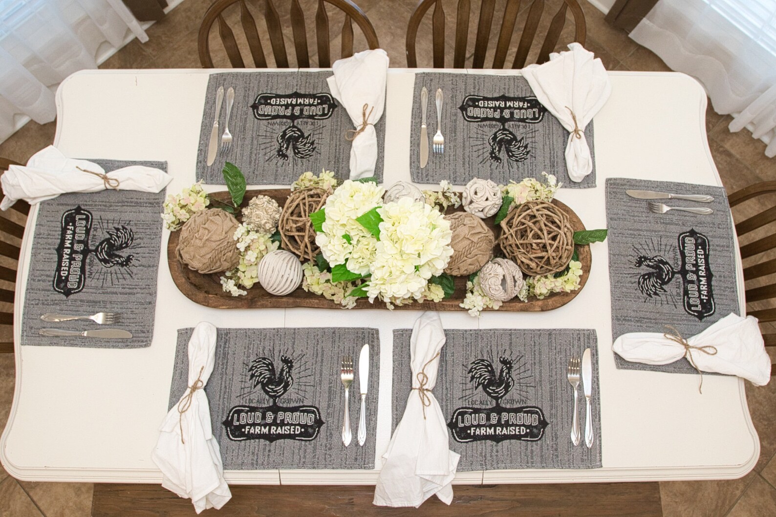 Placemats Set of 6 or Set of 4 Readytoship Fabric Placemat Etsy